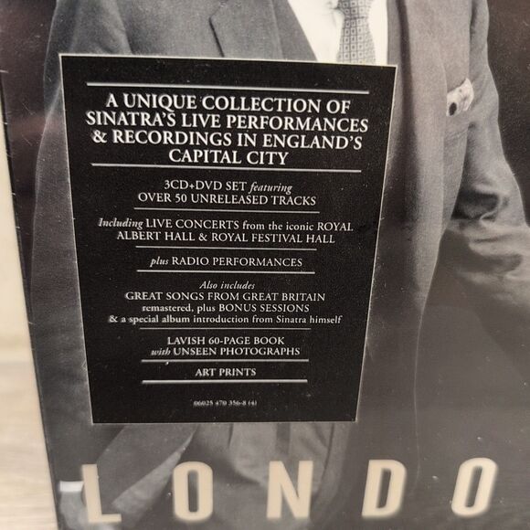 London by Frank Sinatra (CD, 2014) 3 CD 1 DVD BOX SET BRAND NEW FACTORY SEALED - Picture 2 of 9